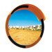 DZ-600-TR road mirror with visor - round, 600mm