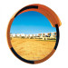 DZ-800-TR road mirror with visor - round, 600mm