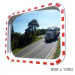 DZ-MEGA800-1000 road mirror with reflectors - rectangular, 800x1000mm