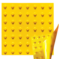 PT14-400х400 polyurethane tactile tile point 400х400 