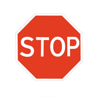 Знак STOP 2.2 на оц.металі