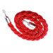 Twisted red rope 1.5m, dia.32 (silver)