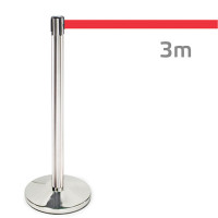 LT02 Retractable Belt Barrier with red tape 3m LT02 Retractable Belt Barrier with red tape 3m