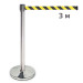 LT02 Retractable Belt Barrier with 3 m yellow-black tape