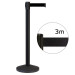 LTM02 crowd control barrier with a black tape of 3 m